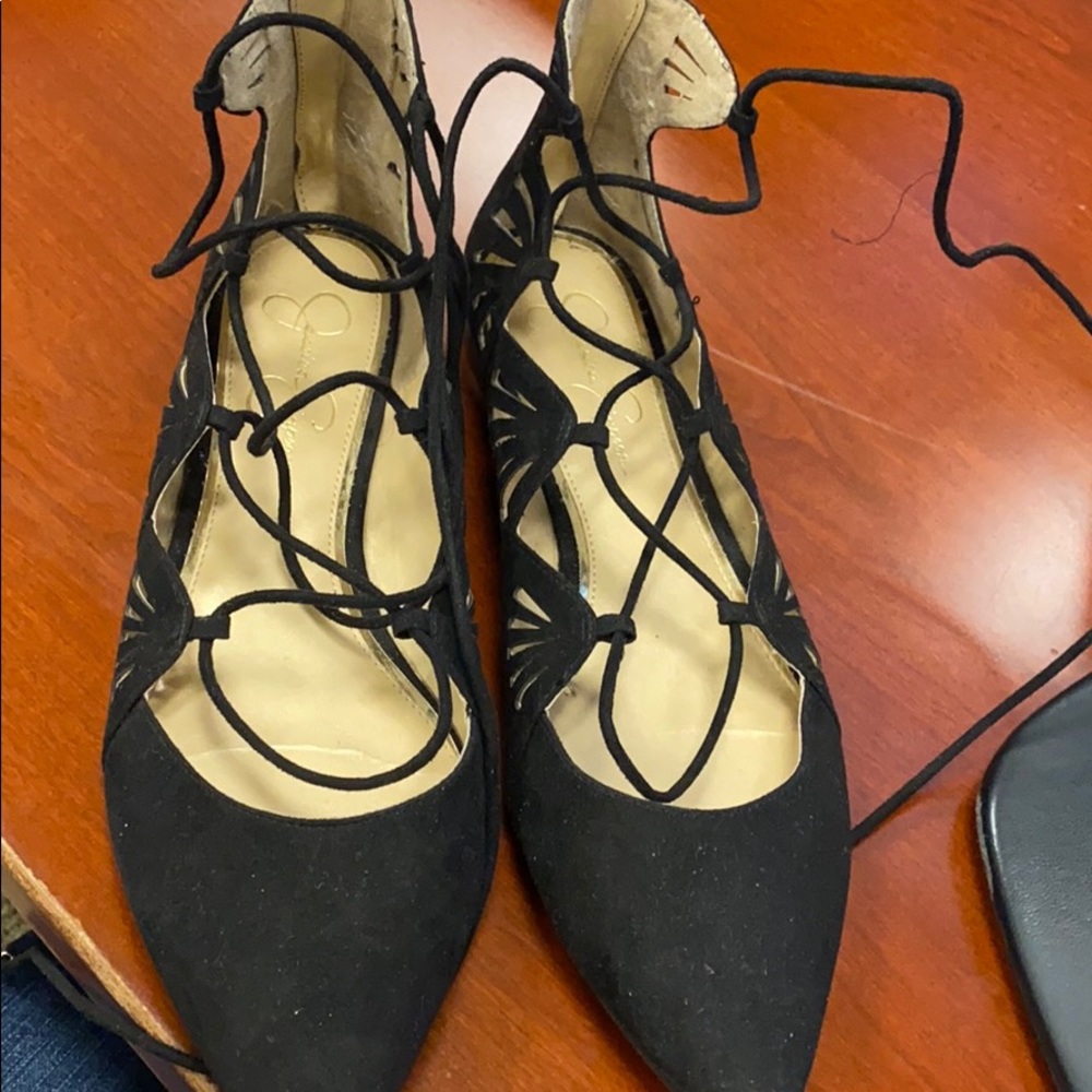 Black flats
